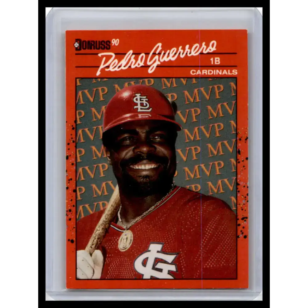 1990 Donruss #BC-6 Pedro Guerrero NM-MT St. Louis Cardinals Baseball Card - Baseball Card Single