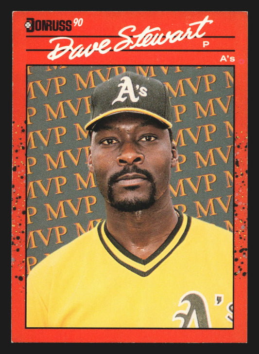 1990 Donruss Bonus MVP #BC-3 Dave Stewart Oakland Athletics - Baseball Card Single