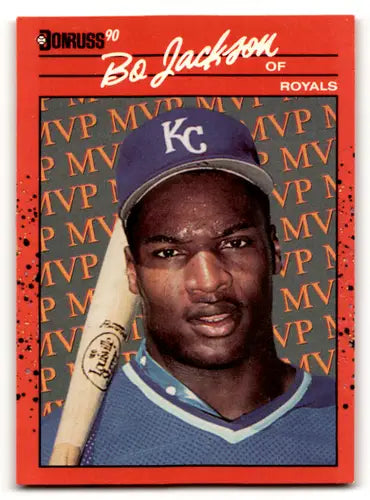 1990 Donruss Bonus MVPs #BC-1 Bo Jackson NM Near Mint Royals ID:62109 - Baseball Card Single