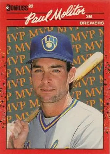 1990 Donruss Bonus MVPs #BC-15 Paul Molitor NM-MT Brewers ID:5257 - Baseball Card Single