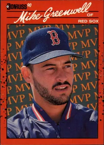 1990 Donruss Bonus MVPs #BC-17 Mike Greenwell NM-MT Red Sox - Baseball Card Single