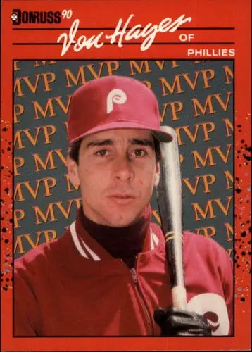 1990 Donruss Bonus MVPs #BC-25 Von Hayes NM-MT Phillies - Baseball Card Single