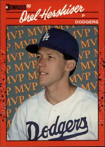 1990 Donruss Bonus MVPs #BC-5 Orel Hershiser NM-MT Dodgers - Baseball Card Single