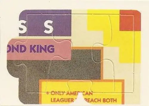 1990 Donruss Carl Yastrzemski Puzzle #7 Yastrzemski Puzzle 7-9 NM-MT Red Sox - Baseball Card Single
