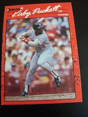 1990 Donruss - Kirby Puckett #269. Twins. NRMT+ - Baseball Card Single