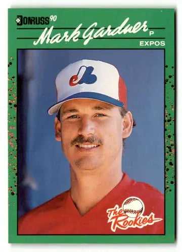 1990 Donruss The Rookies Mark Gardner baseball card with original gloss NRMT-MT