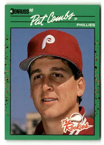 Pat Combs baseball card with original gloss from 1990 Donruss The Rookies series