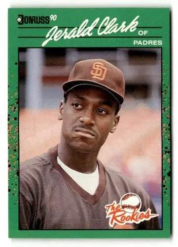 Gerald Clark baseball card with original gloss, Jerald Clark NRMT-MT condition