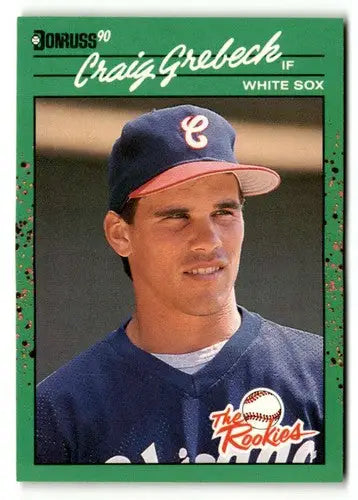 Craig Grebeck baseball card with original gloss, Craig Grebeck NRMT-MT condition