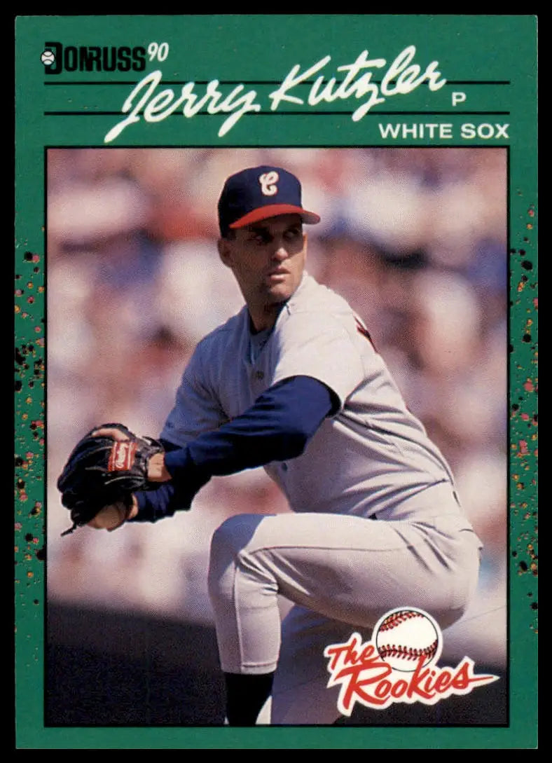 1990 Donruss The Rookies Jerry Kutzler 25 Chicago White Sox NM - Baseball Card Single
