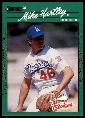 1990 Donruss The Rookies Mike Hartley 34 Los Angeles Dodgers