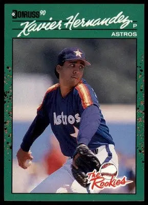 1990 Donruss The Rookies Xavier Hernandez 33 Houston Astros