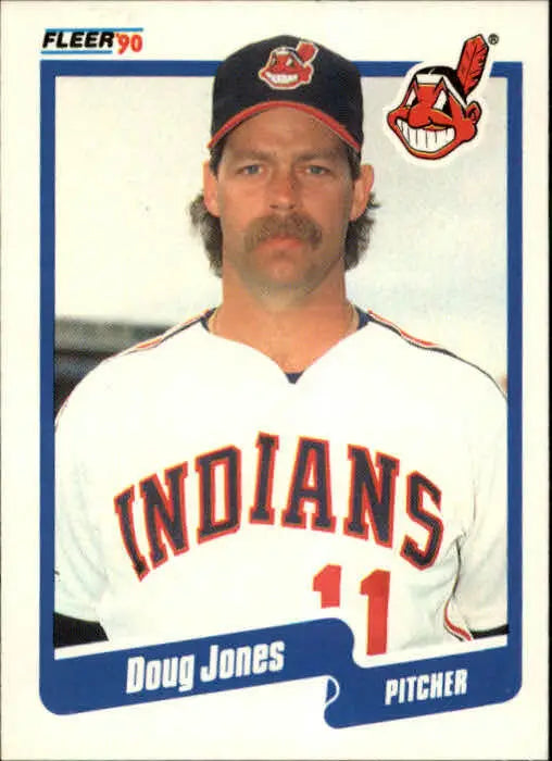 1990 Doug Jones Fleer Baseball Card #495 - Baseball Card Single