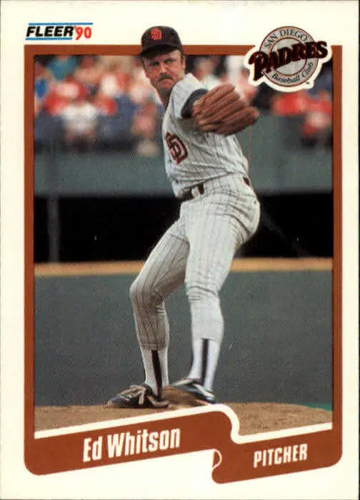 1990 Ed Whitson Fleer Baseball Card #171