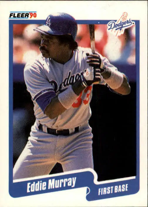 1990 Eddie Murray Fleer Baseball Card #404 - Baseball Card Single