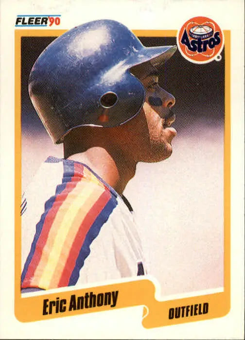 1990 Eric Anthony Fleer Baseball Card #222 - Baseball Card Single