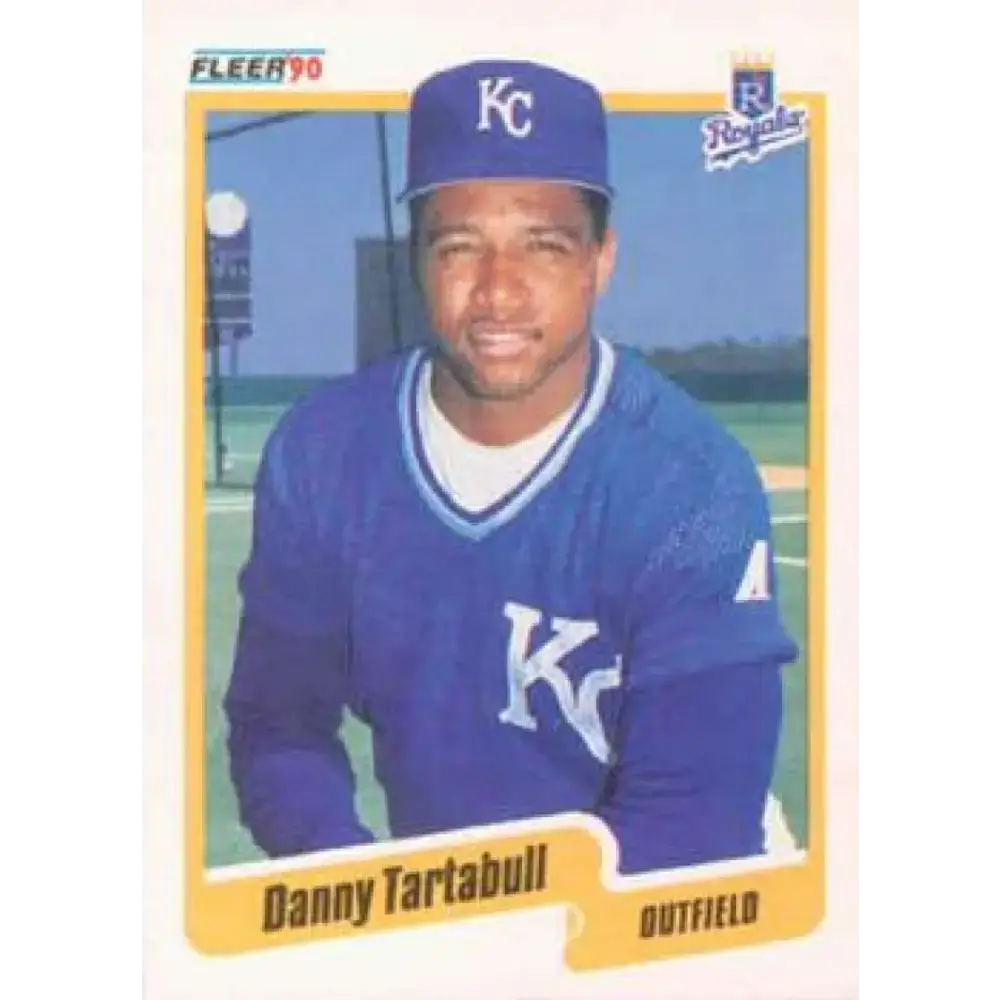 1990 Fleer #120 Danny Tartabull NM-MT Kansas City Royals Baseball Card - Baseball Card Single
