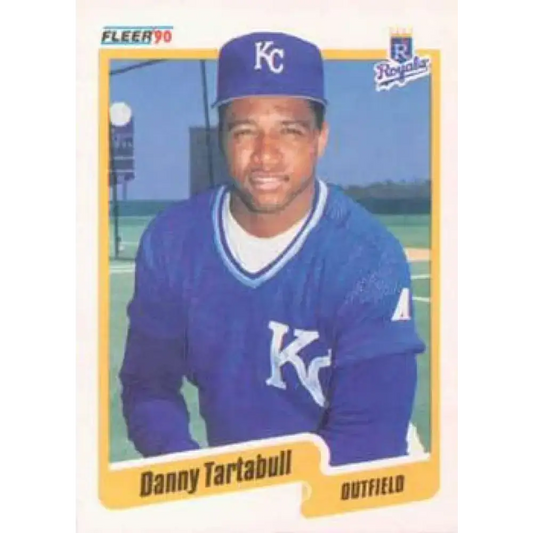 1990 Fleer #120 Danny Tartabull NM-MT Kansas City Royals Baseball Card - Baseball Card Single