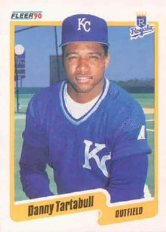 1990 Fleer #120 Danny Tartabull NM-MT Kansas City Royals Baseball Card - Baseball Card Single