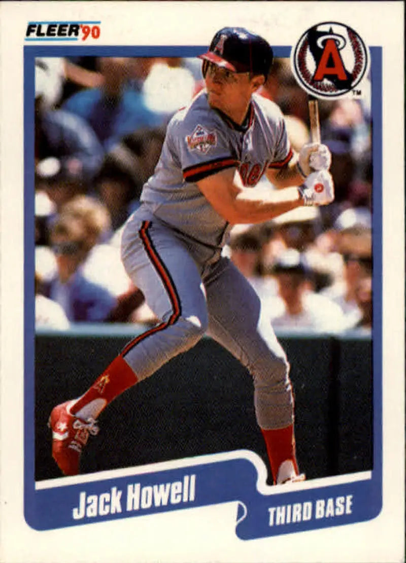 1990 Fleer #135 Jack Howell NM-MT California Angels Baseball Card