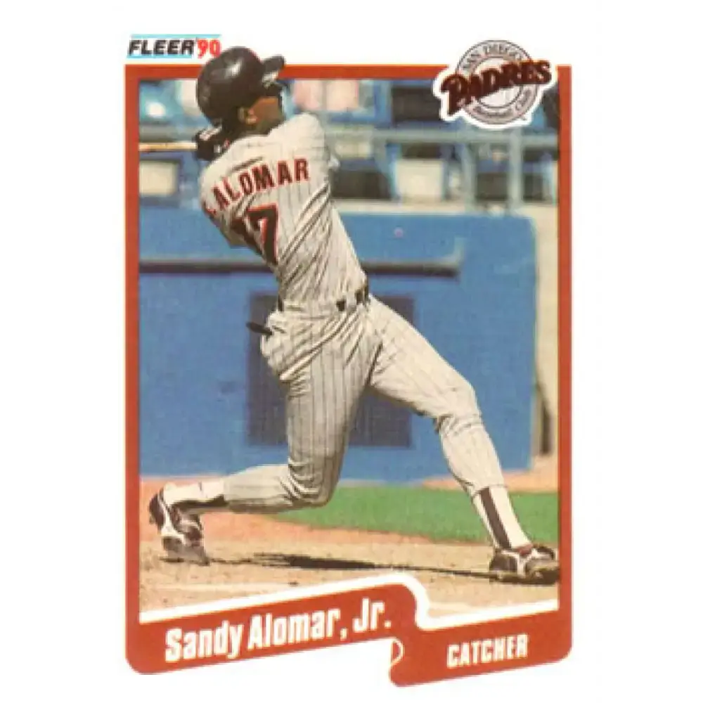 1990 Fleer #150 Sandy Alomar Jr. NM-MT San Diego Padres Baseball Card - Baseball Card Single