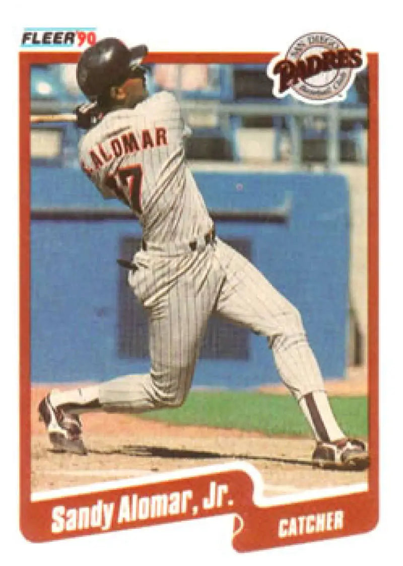 1990 Fleer #150 Sandy Alomar Jr. NM-MT San Diego Padres Baseball Card - Baseball Card Single