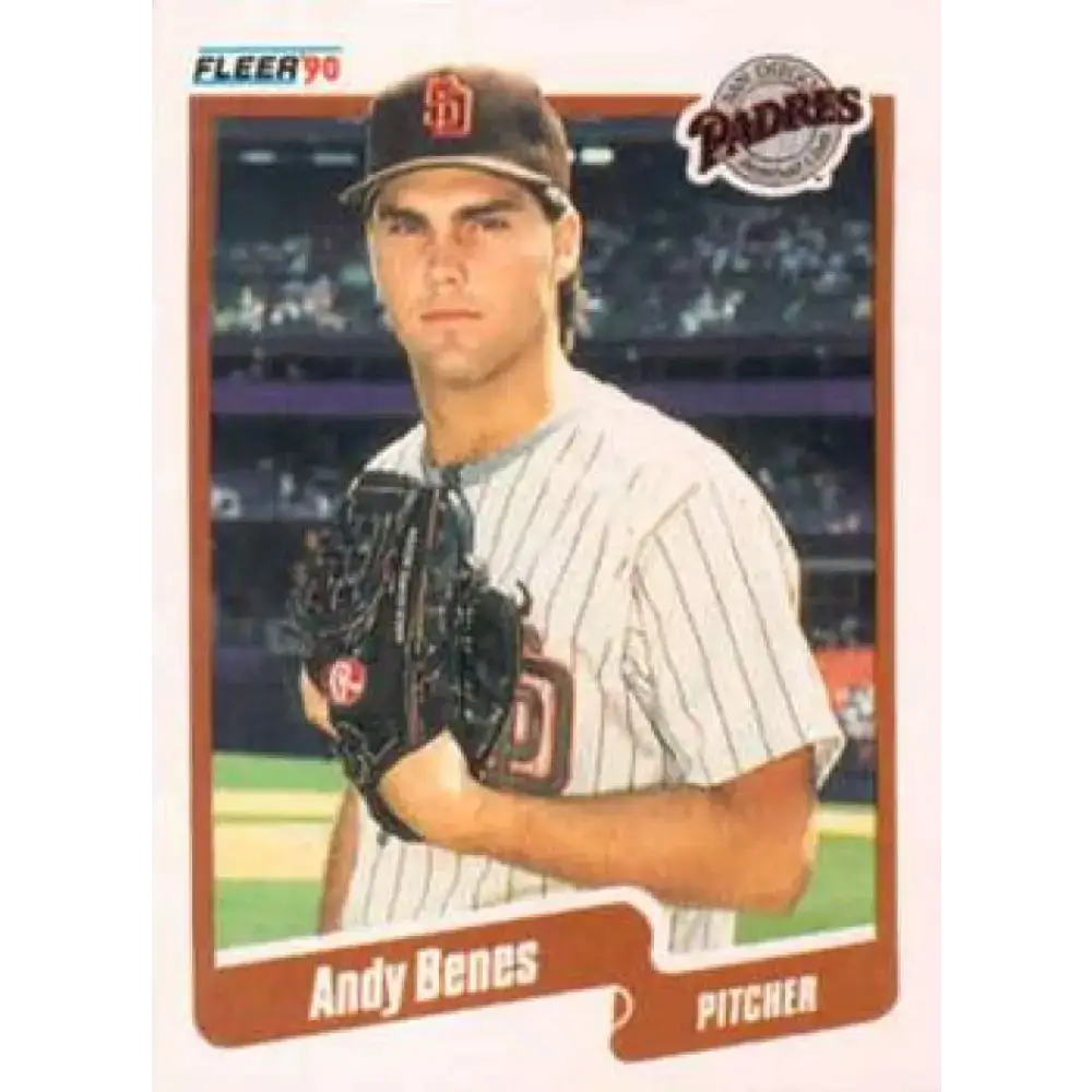 1990 Fleer #151 Andy Benes NM-MT San Diego Padres Baseball Card - Baseball Card Single