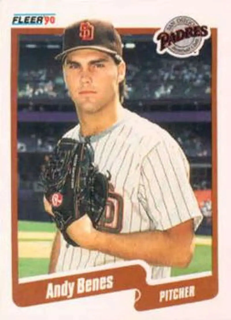 1990 Fleer #151 Andy Benes NM-MT San Diego Padres Baseball Card - Baseball Card Single