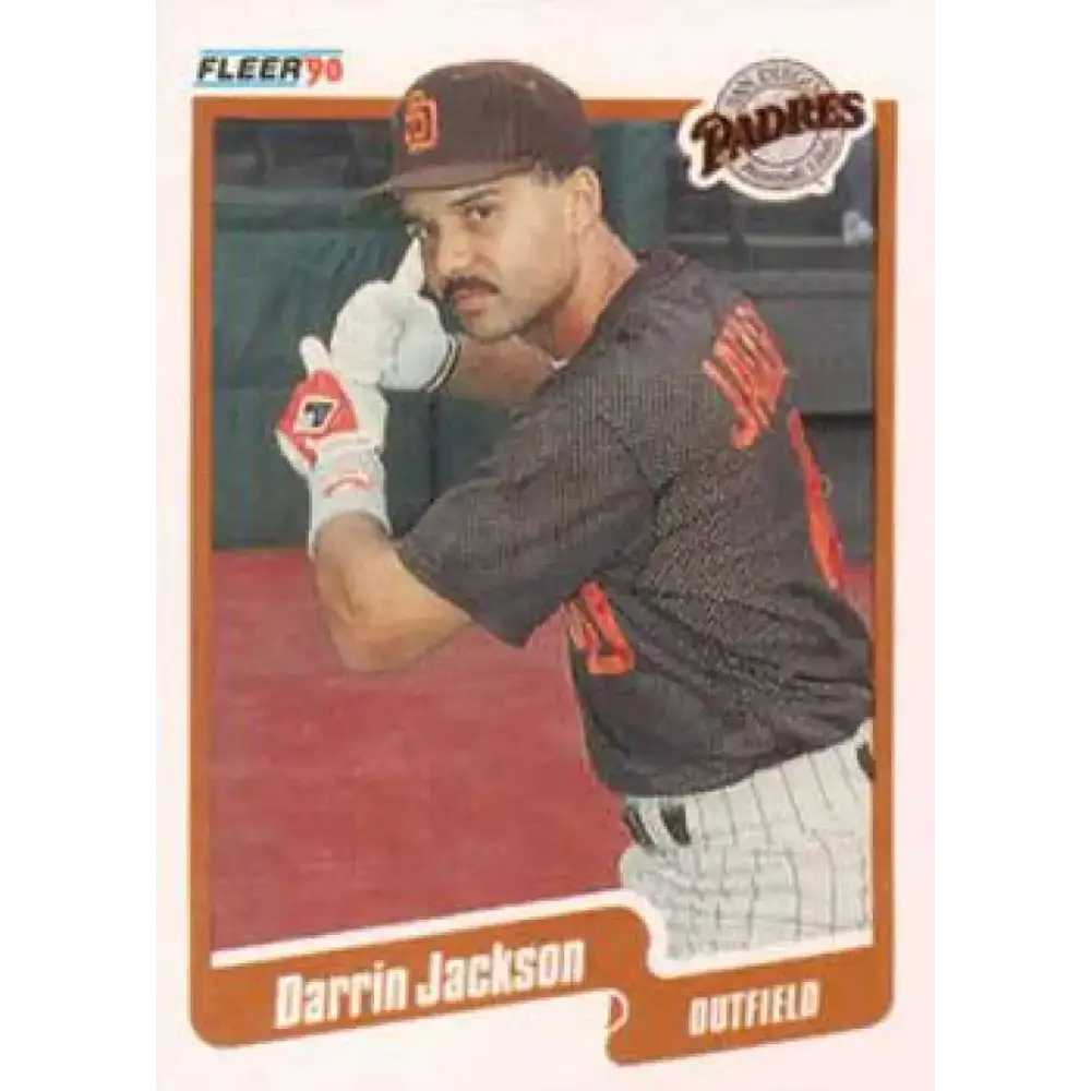 1990 Fleer #160 Darrin Jackson NM-MT San Diego Padres Baseball Card - Baseball Card Single