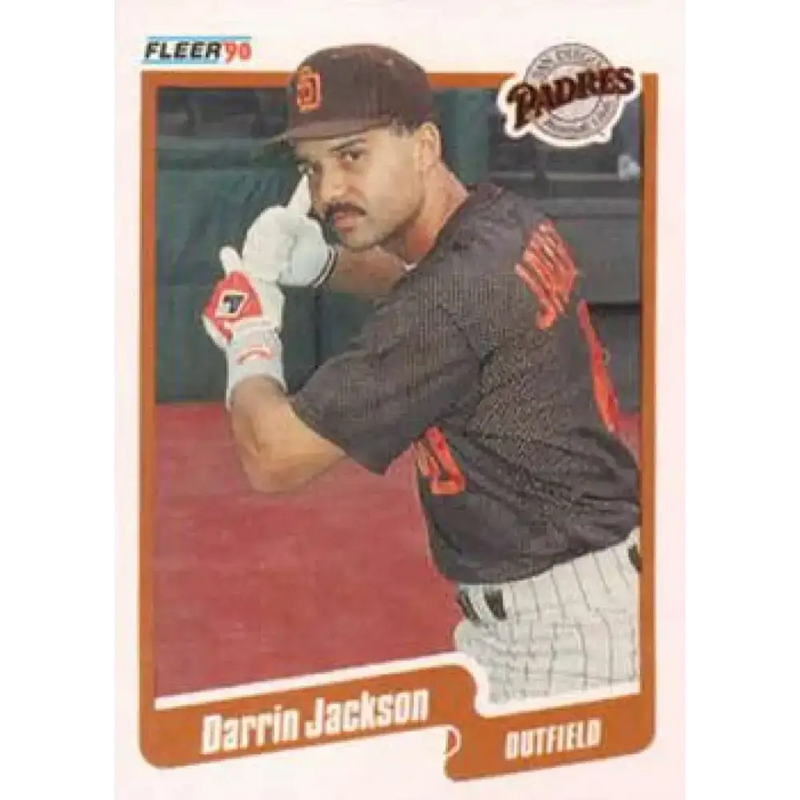 1990 Fleer #160 Darrin Jackson NM-MT San Diego Padres Baseball Card - Baseball Card Single