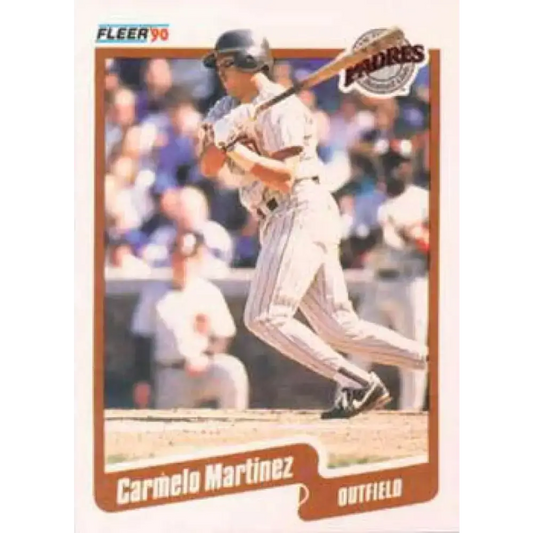 1990 Fleer #162 Carmelo Martinez NM-MT San Diego Padres Baseball Card - Baseball Card Single