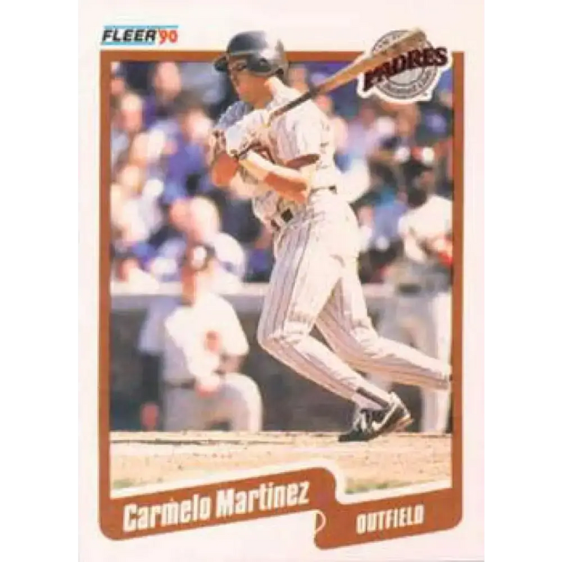 1990 Fleer #162 Carmelo Martinez NM-MT San Diego Padres Baseball Card - Baseball Card Single