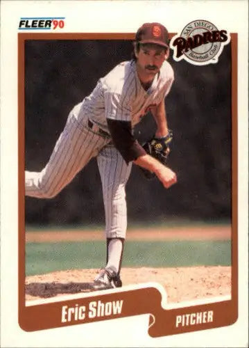 1990 Fleer #169 Eric Show NM-MT Padres - Baseball Card Single