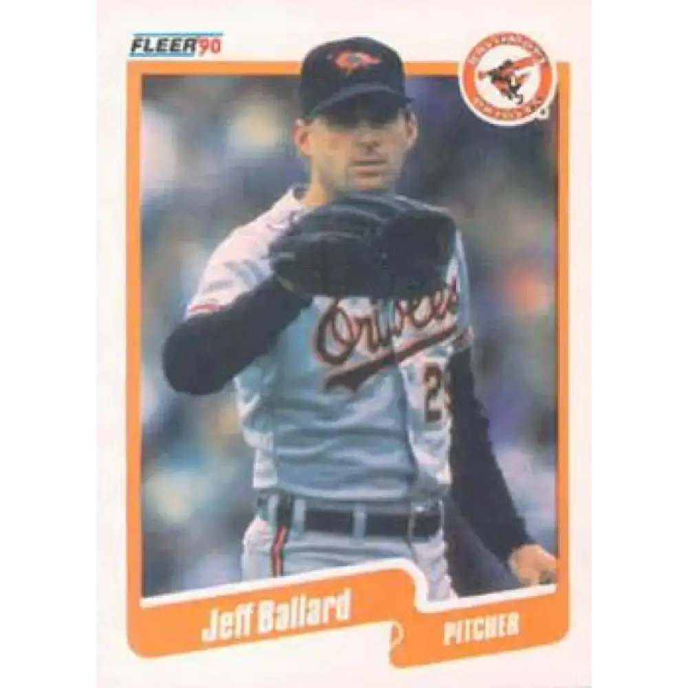 1990 Fleer #173 Jeff Ballard NM-MT Baltimore Orioles Baseball Card - Baseball Card Single