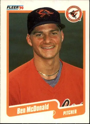 1990 Fleer #180 Ben McDonald NM-MT RC Rookie Orioles ID:3607 - Baseball Card Single