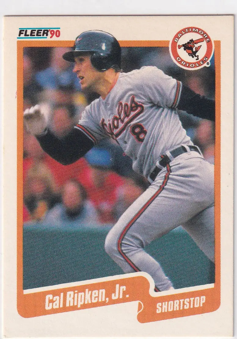 1990 FLEER #187 CAL RIPKEN JR- BALTIMORE ORIOLES