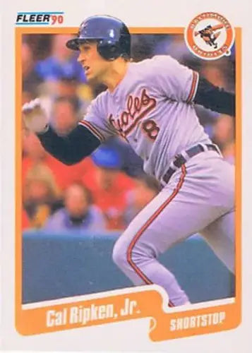 1990 Fleer #187 Cal Ripken Jr. NM-MT Orioles - Baseball Card Single