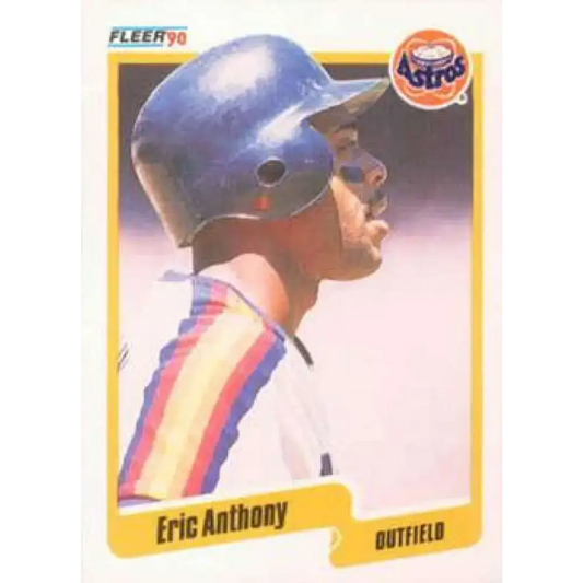 1990 Fleer #222 Eric Anthony NM-MT RC Rookie Houston Astros Baseball Card - Baseball Card Single