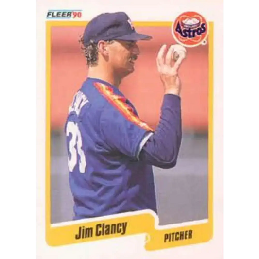 1990 Fleer #226 Jim Clancy NM-MT Houston Astros Baseball Card - Baseball Card Single