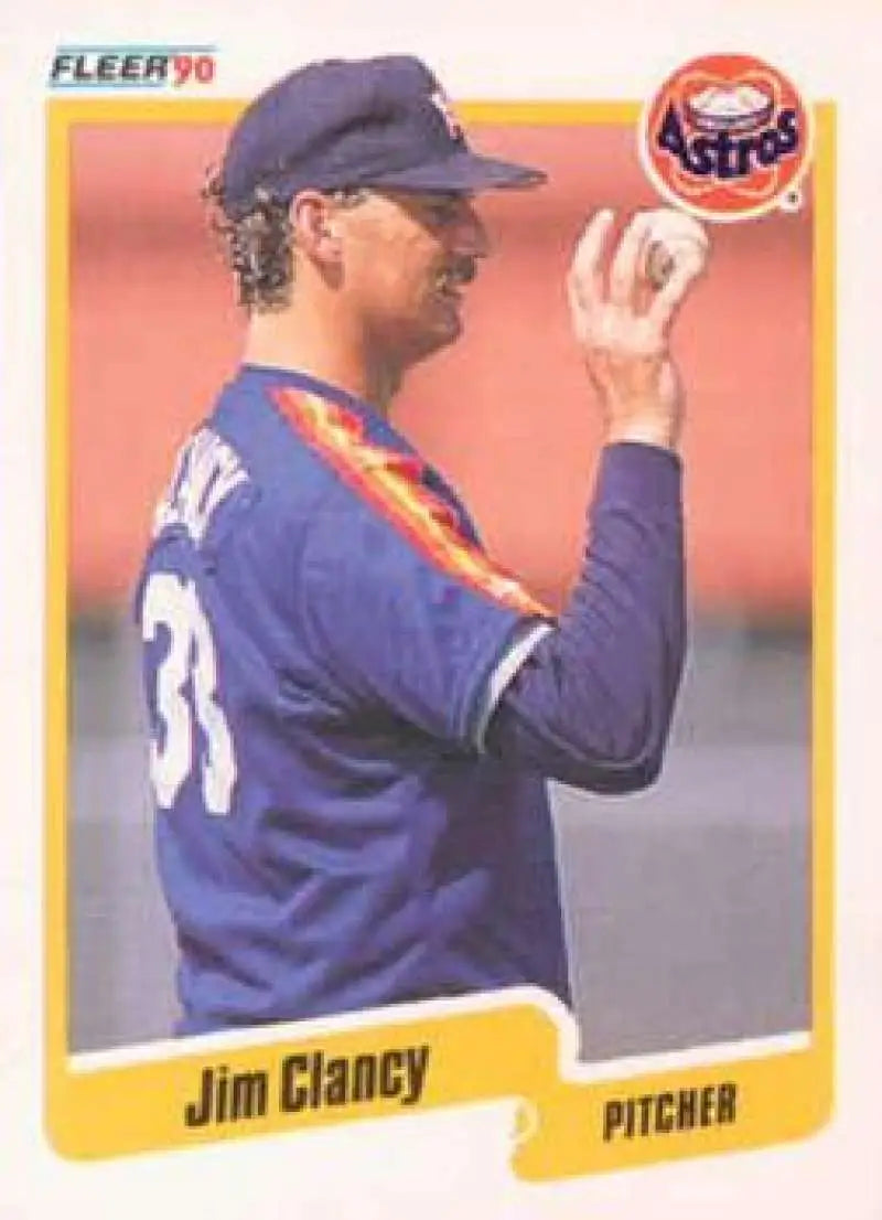 1990 Fleer #226 Jim Clancy NM-MT Houston Astros Baseball Card - Baseball Card Single