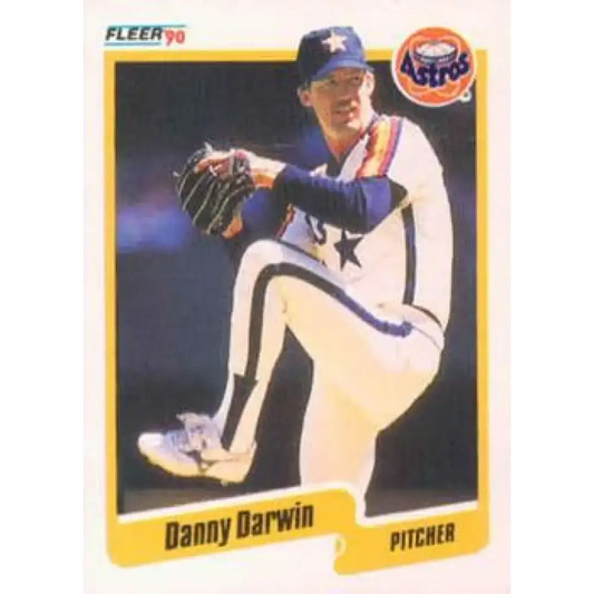 1990 Fleer #227 Danny Darwin NM-MT Houston Astros Baseball Card - Baseball Card Single