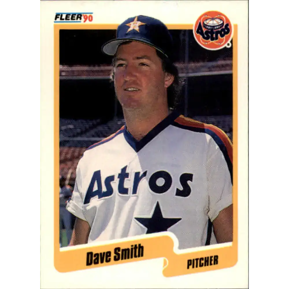 1990 Fleer #238 Dave Smith NM-MT Houston Astros Baseball Card