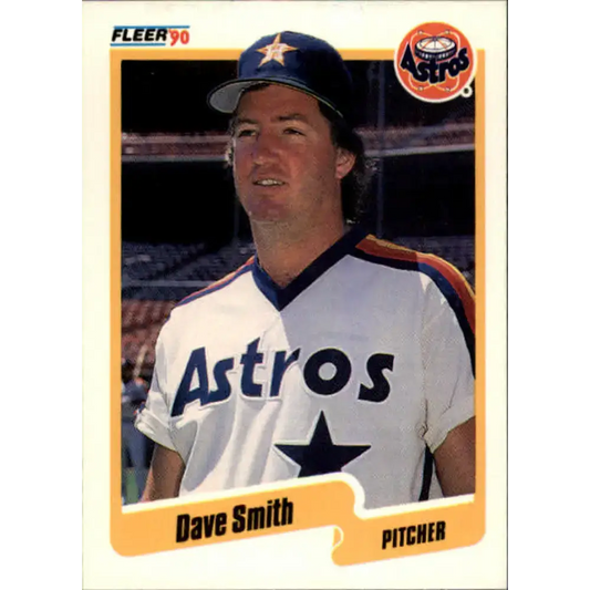1990 Fleer #238 Dave Smith NM-MT Houston Astros Baseball Card