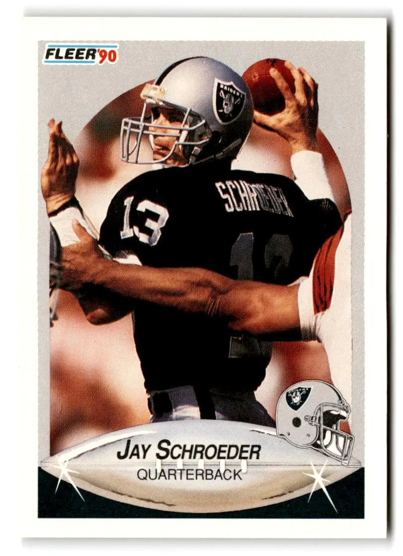 1990 Fleer #259 Jay Schroeder - Football Card Single