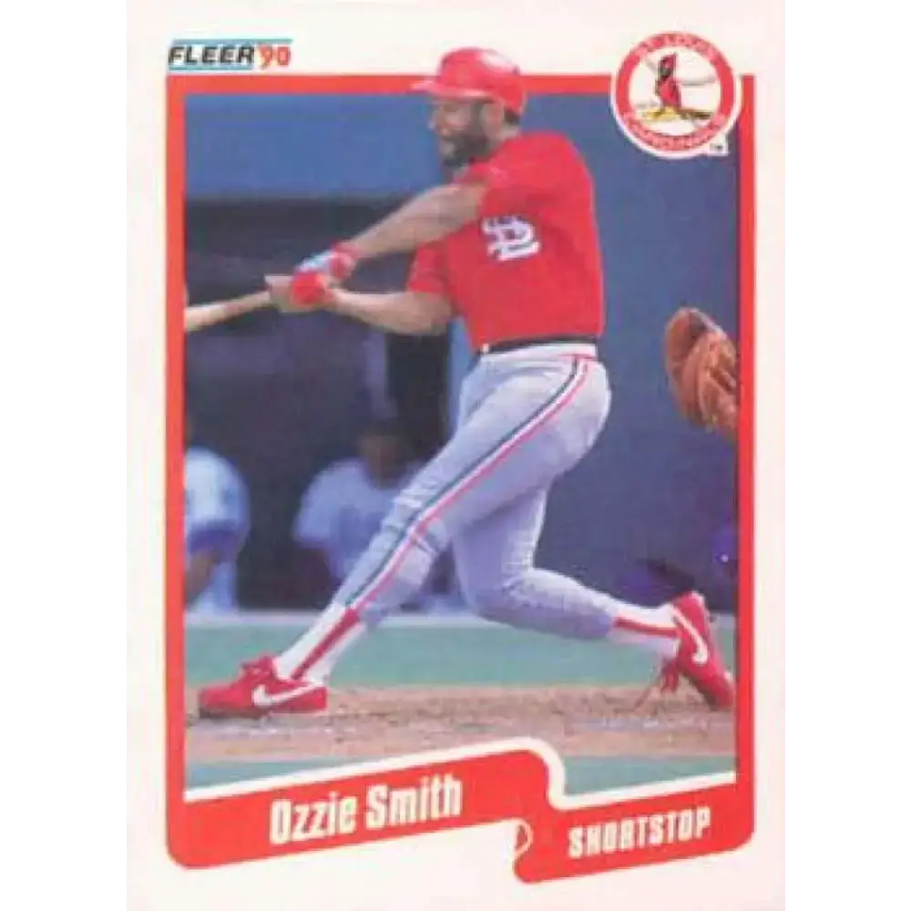 1990 Fleer #260 Ozzie Smith NM-MT St. Louis Cardinals Baseball Card - Baseball Card Single