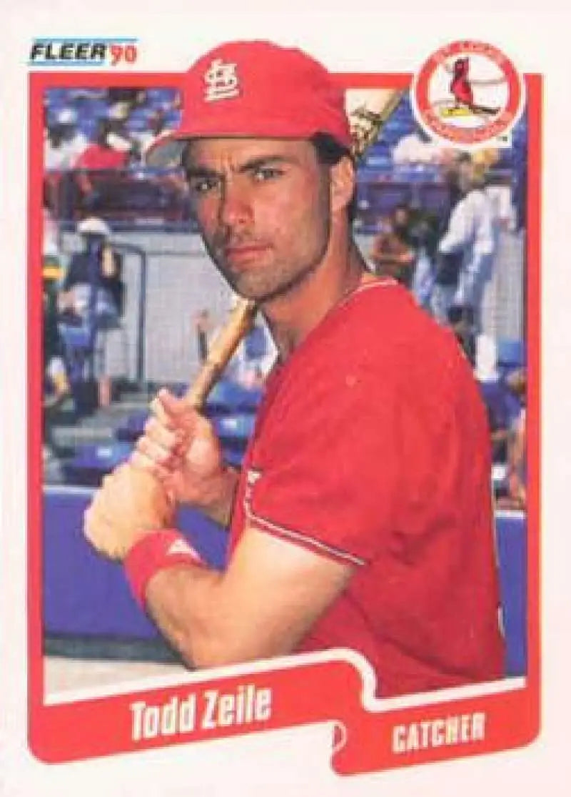 1990 Fleer #265 Todd Zeile NM-MT St. Louis Cardinals Baseball Card - Baseball Card Single
