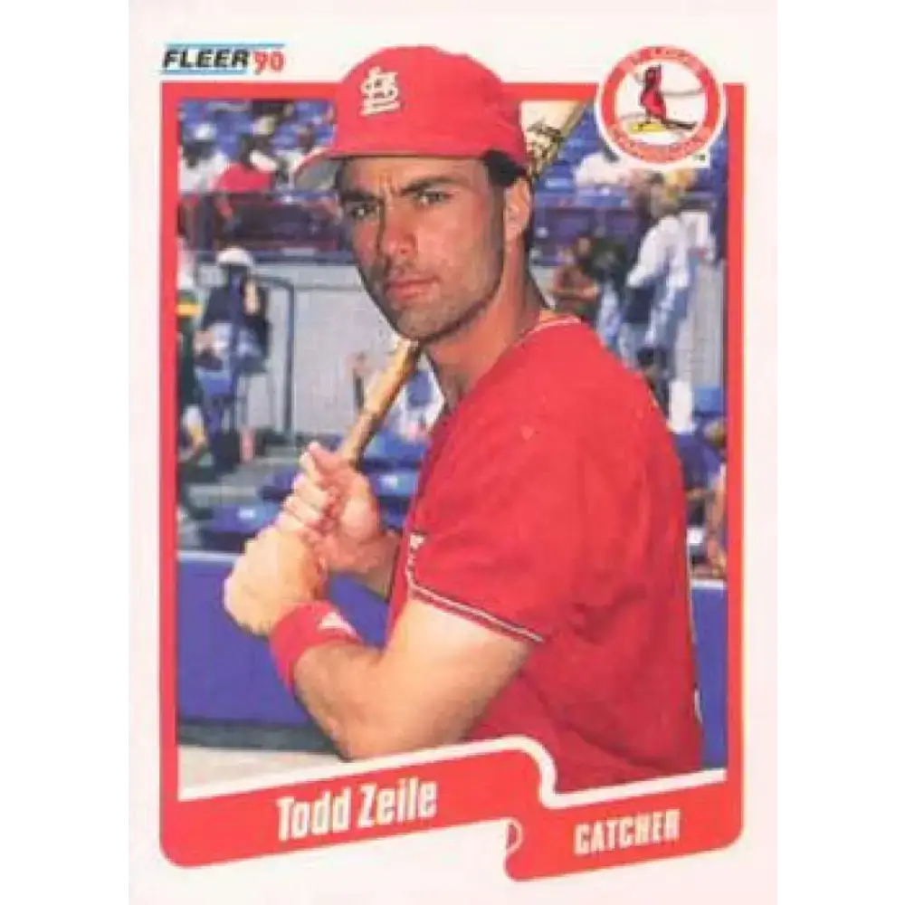 1990 Fleer #265 Todd Zeile NM-MT St. Louis Cardinals Baseball Card - Baseball Card Single