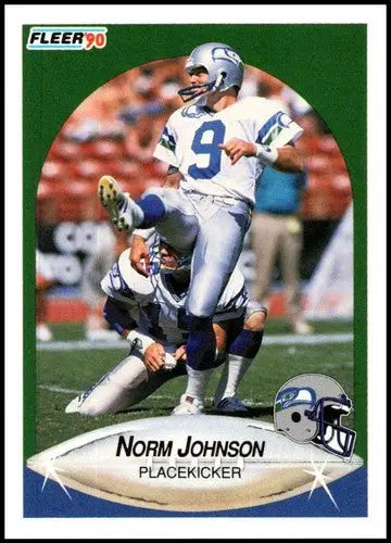 1990 Fleer #268 Norm Johnson NM-MT Seahawks - Football Card Single