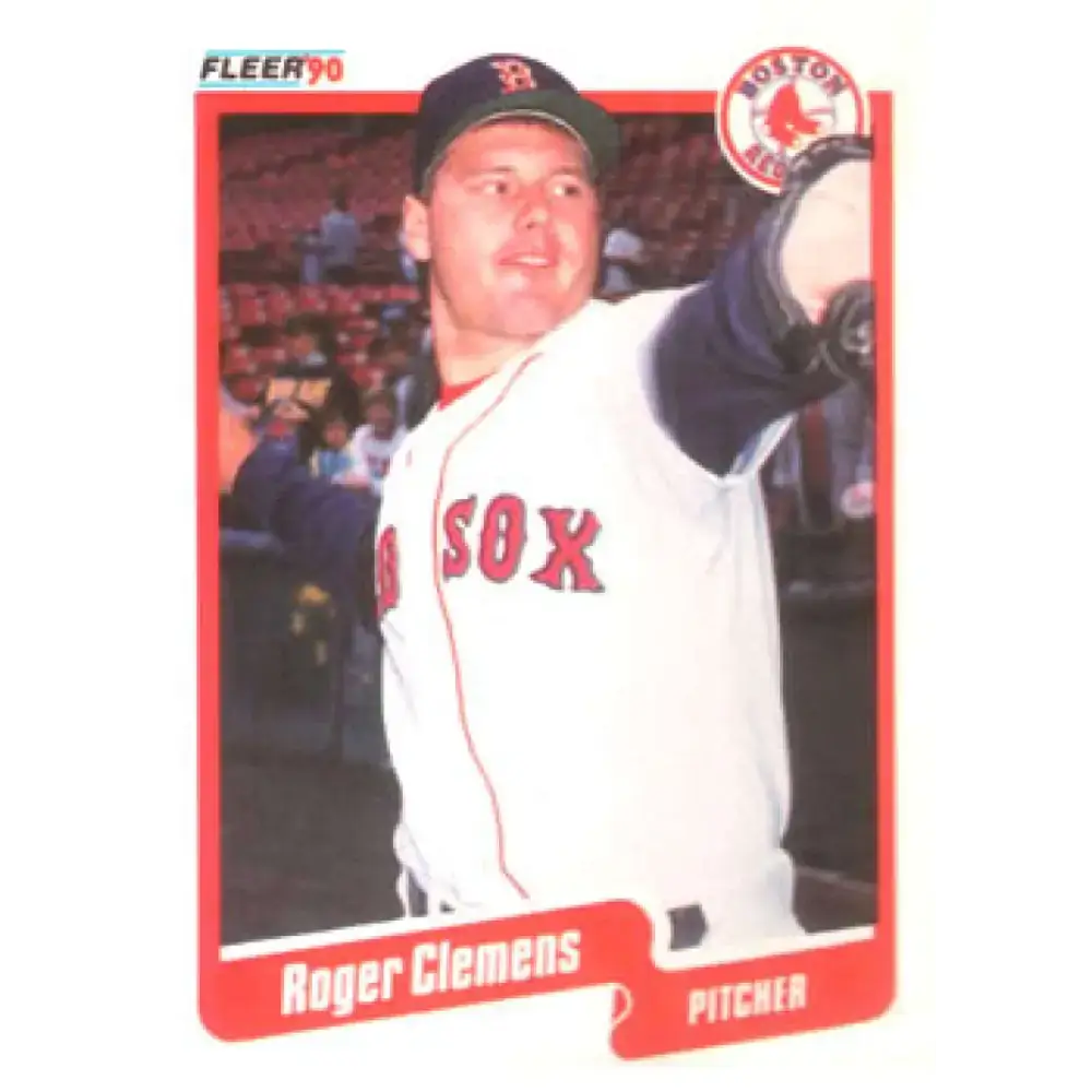 1990 Fleer #271 Roger Clemens NM-MT Boston Red Sox Baseball Card - Baseball Card Single