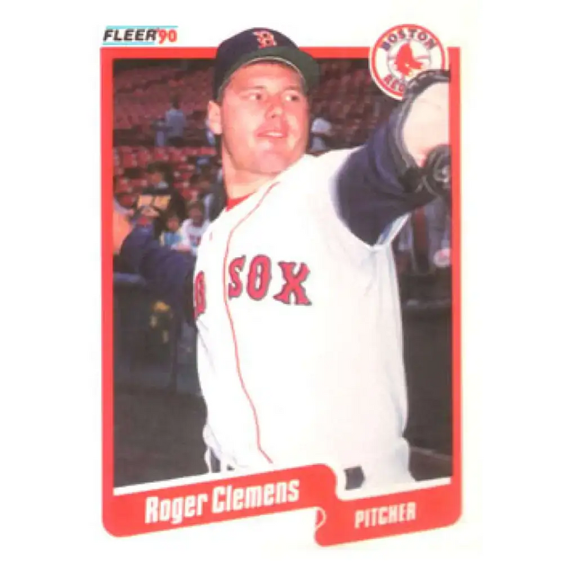 1990 Fleer #271 Roger Clemens NM-MT Boston Red Sox Baseball Card - Baseball Card Single